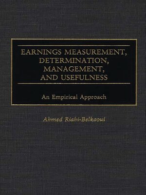 cover image of Earnings Measurement, Determination, Management, and Usefulness